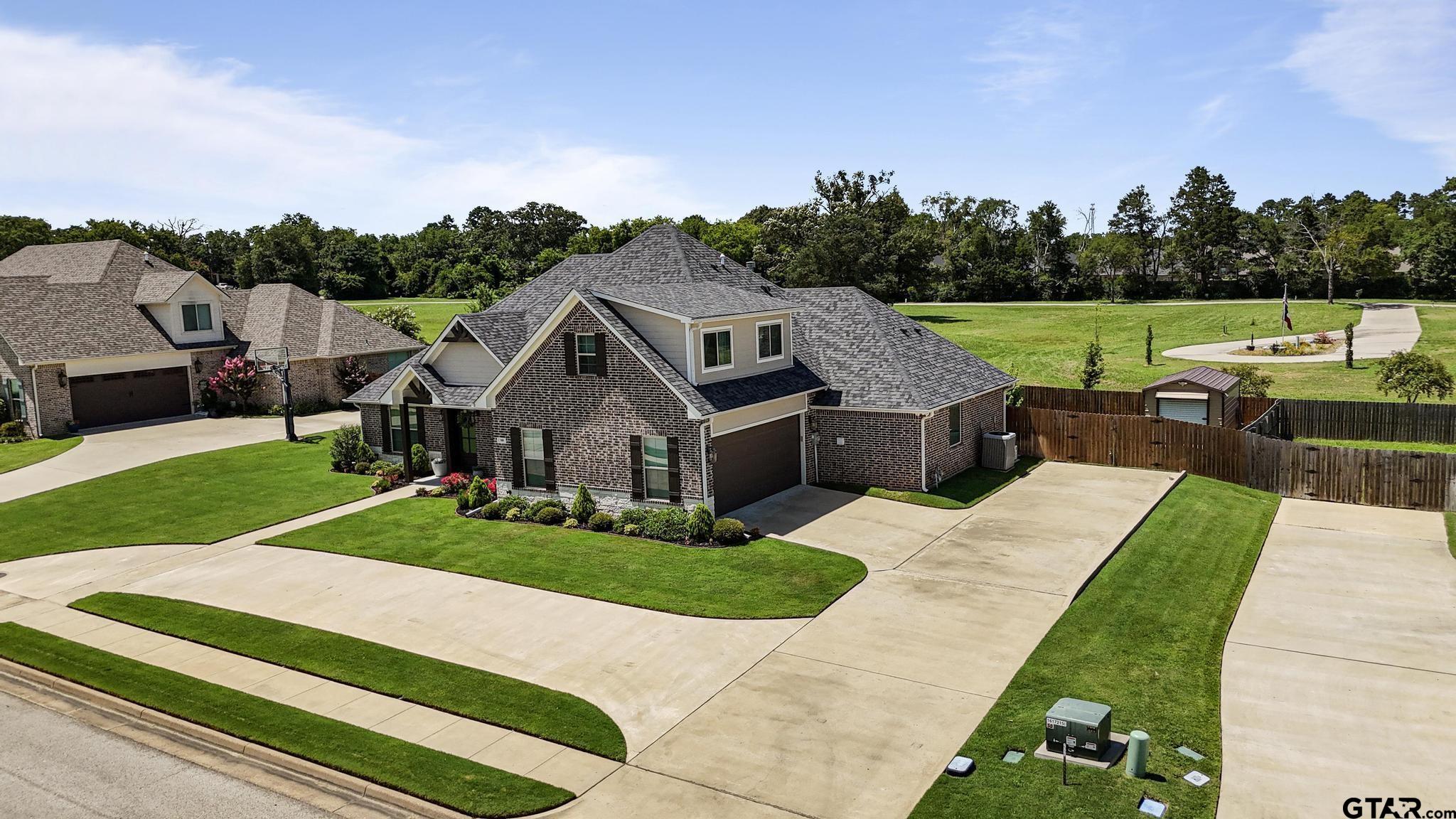 109 Nathan Road Chandler, TX 75758 - Photo 43 of 48 an aerial view of a house with a yard