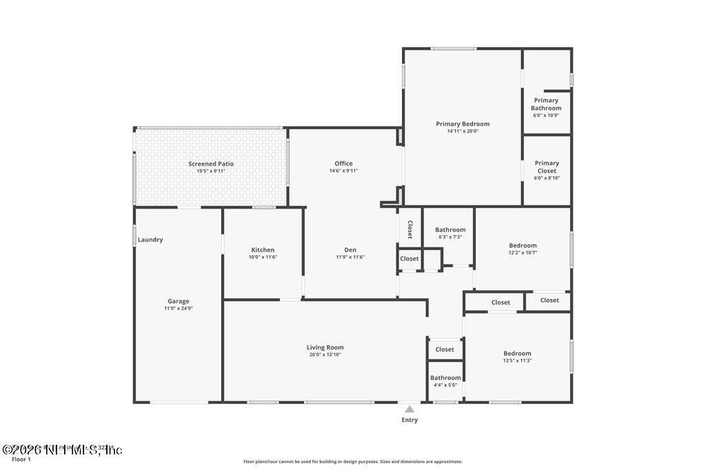 2756 Adele Road Jacksonville, FL 32216 - Photo 37 of 37 Floor Plan