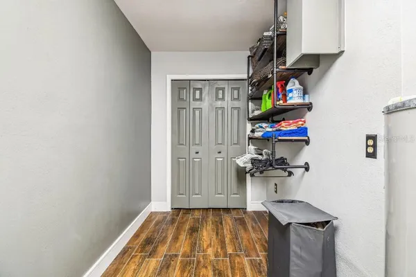 a view of house with a swimming pool