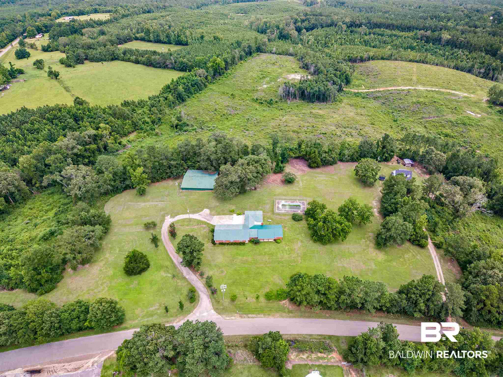 113 Perrys Chapel Road Gainestown, AL 36540 - Photo 2 of 47 Areial