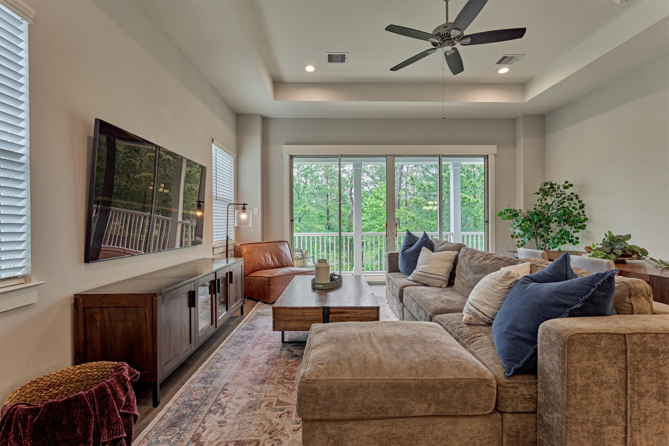 62 Dobbs View Lane Spring, TX 77389 - Photo 12 of 42 a living room with furniture and a large window