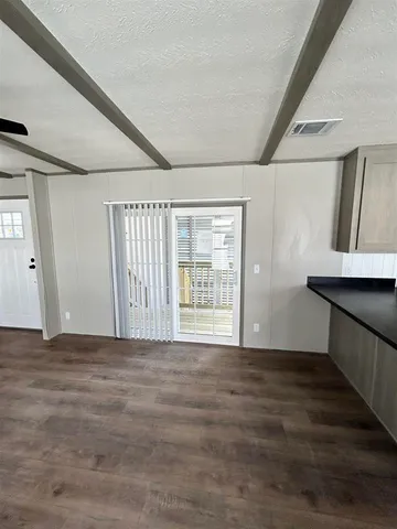 a view of a balcony with staircase