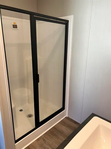 a view of a yard with an outdoor space