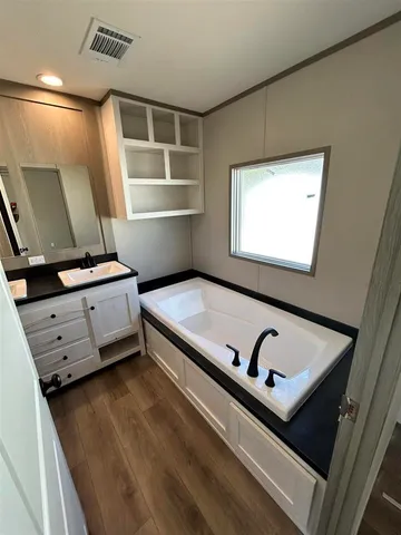 a living room with a couch and a table