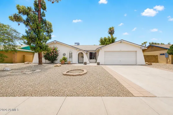a house view with a backyard space