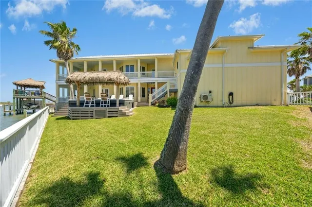 a view of a house with a swimming pool