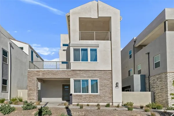 a front view of a building