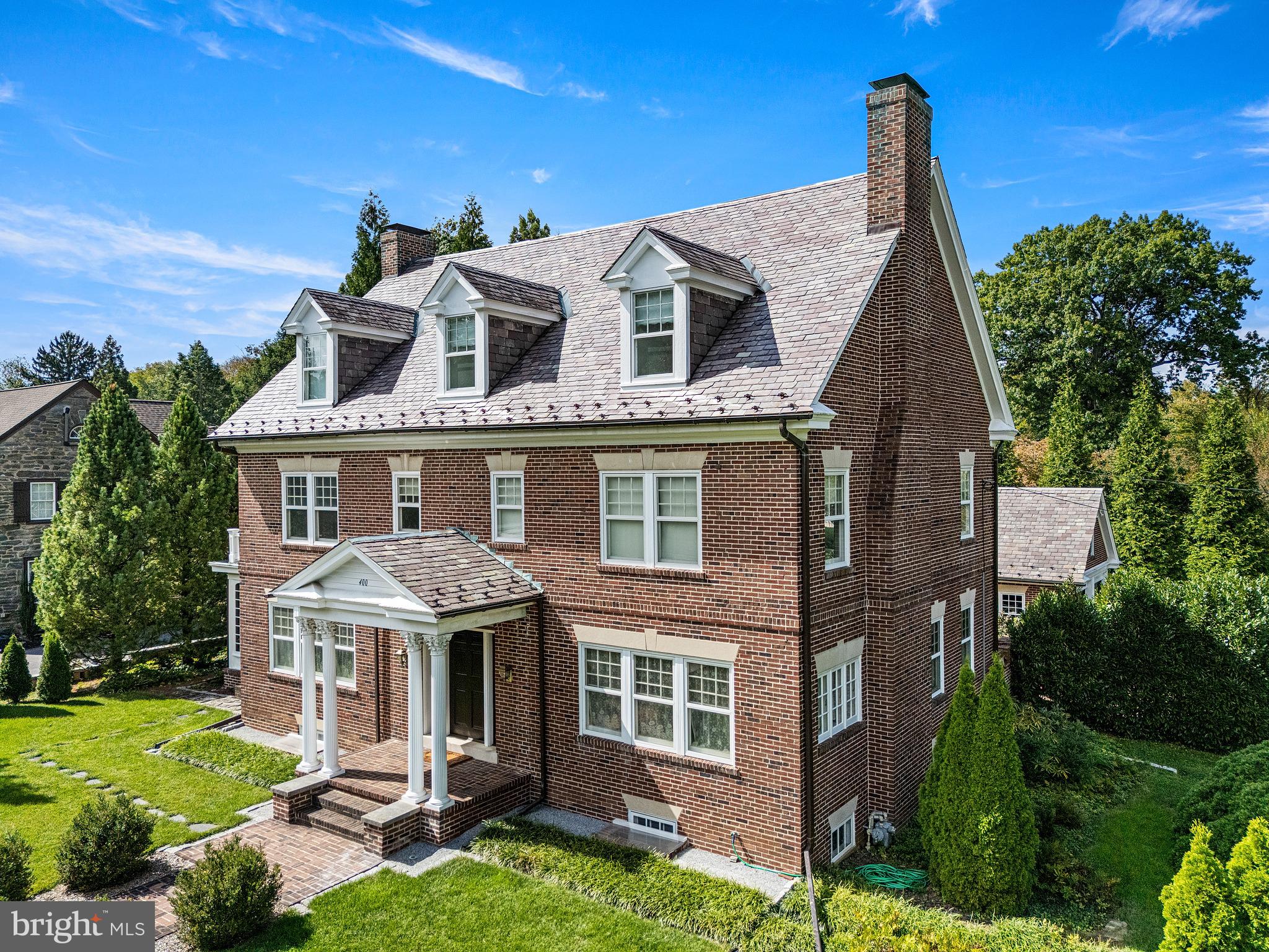 400 South Chester Road Swarthmore, PA 19081 - Photo 3 of 66 Handsome slate roofs and copper gutters.