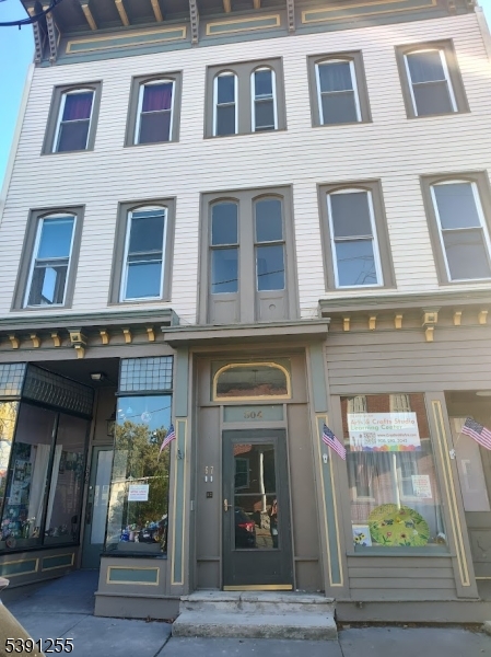 a view of a building with a entrance