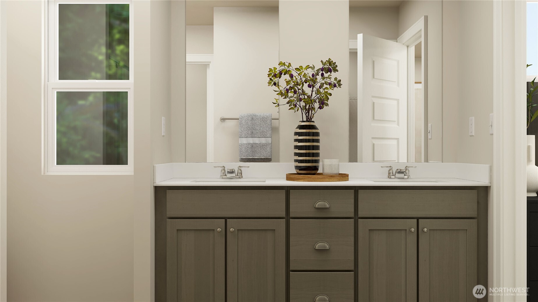1607 Pacifica Way Port Townsend, WA 98368 - Photo 11 of 23 a bathroom with a sink and mirror