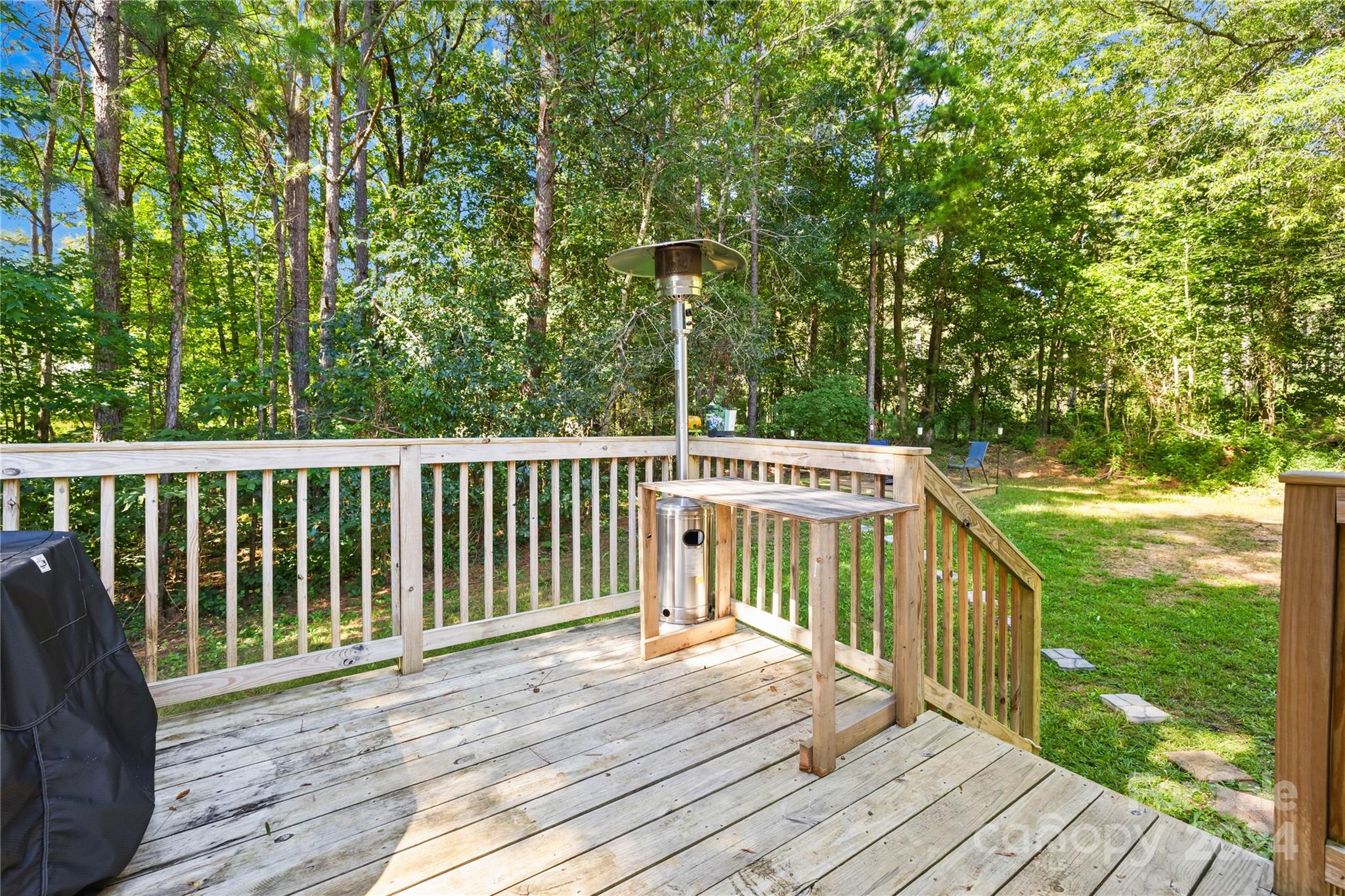 1335 Old York Road Chester, SC 29706 - Photo 24 of 33 a view of a wooden deck and a yard with wooden fence