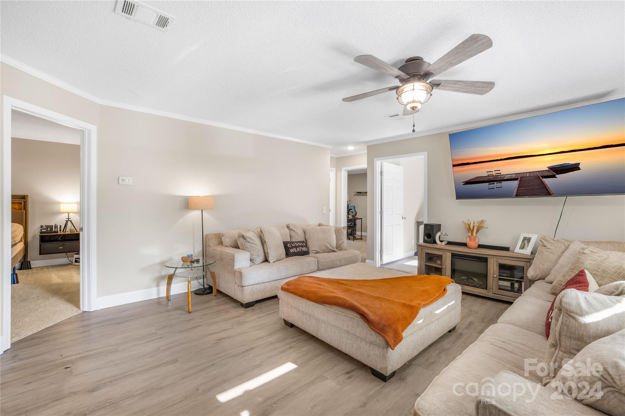 1335 Old York Road Chester, SC 29706 - Photo 6 of 33 a bedroom with a bed and ceiling fan