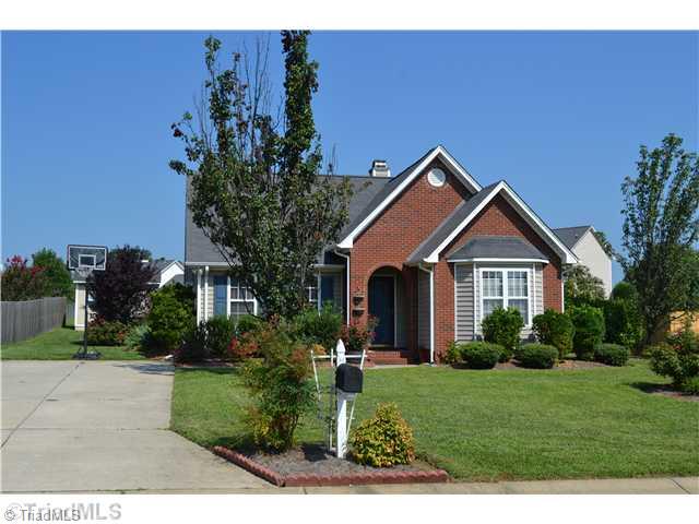 4235 Beacon Ridge Drive High Point, NC 27265 - Photo 16 of 16 Exterior Front. You ll love living here! Notice the extended driveway with extra parking! So convenient, so perfect!