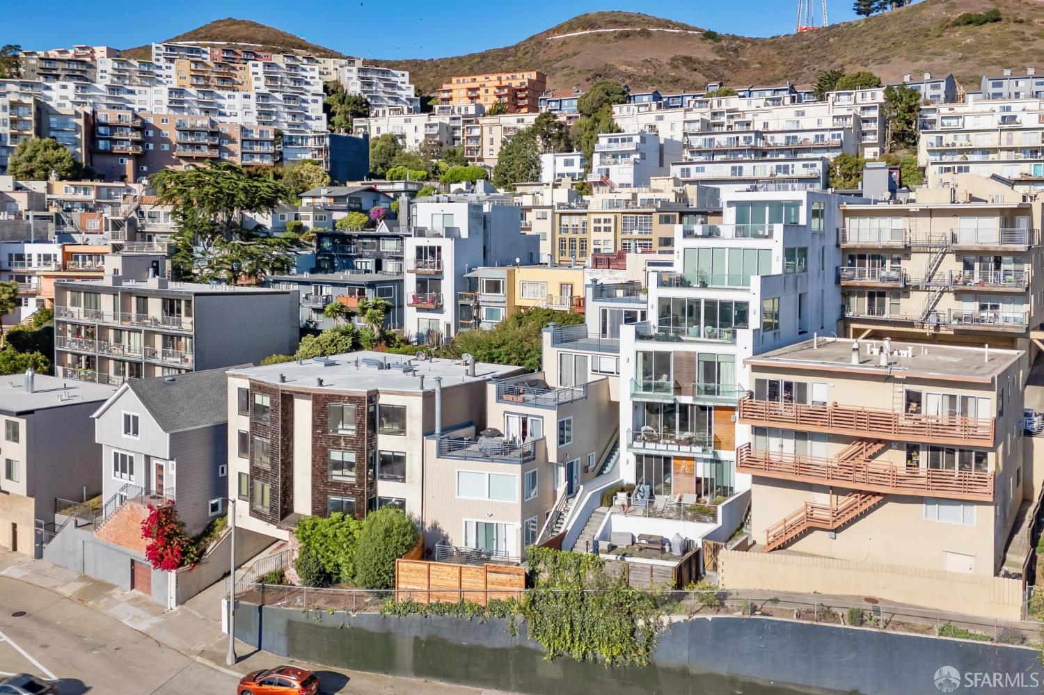 833 Corbett Avenue San Francisco, CA 94131 - Photo 13 of 22 an aerial view of city