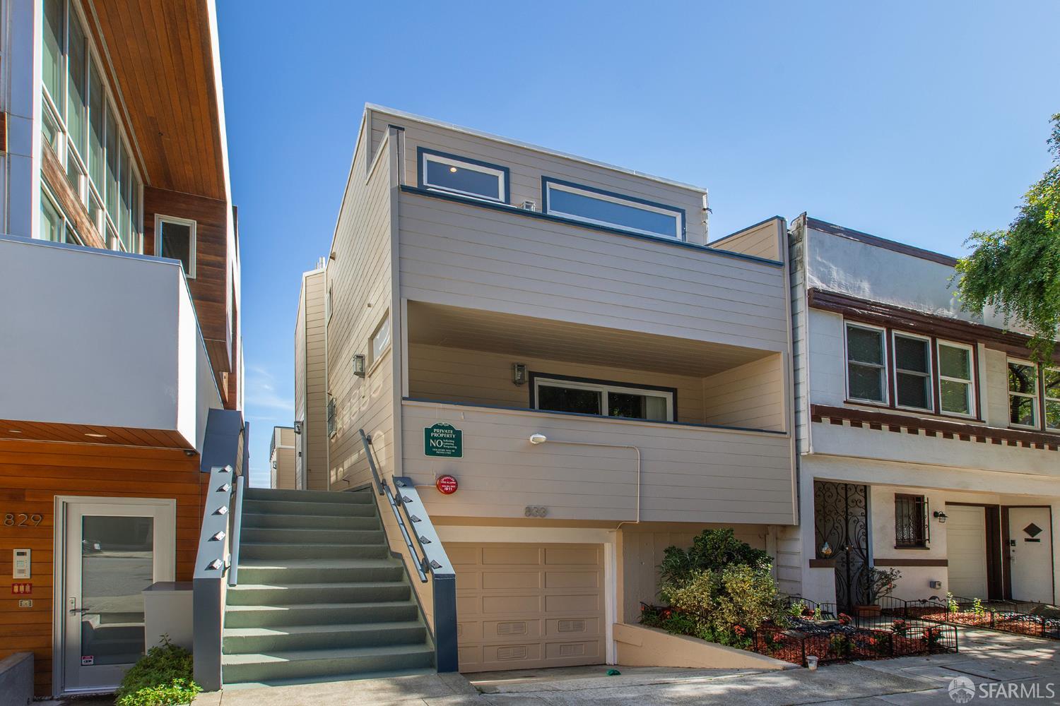 833 Corbett Avenue San Francisco, CA 94131 - Photo 2 of 22 a front view of a house with a yard