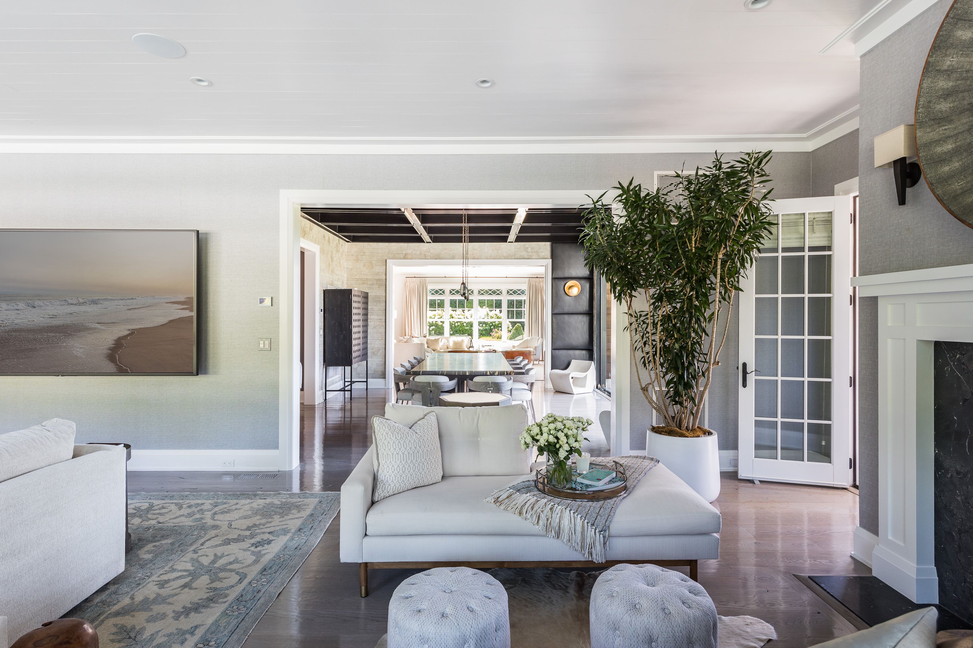900 Head Of Pond Road Water Mill, NY 11976 - Photo 12 of 41 a living room with furniture and a potted plant