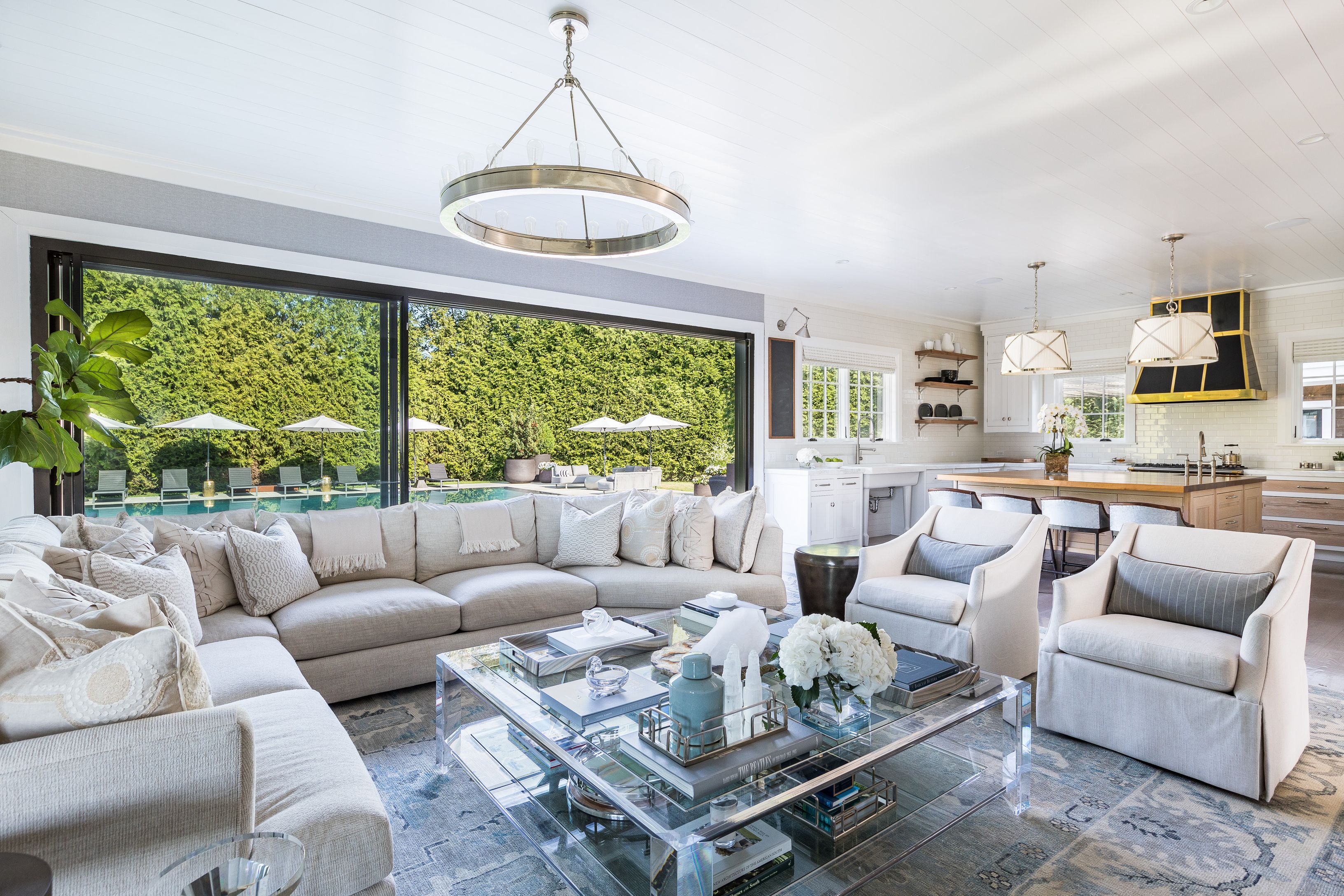 900 Head Of Pond Road Water Mill, NY 11976 - Photo 9 of 41 a living room with furniture and a large window
