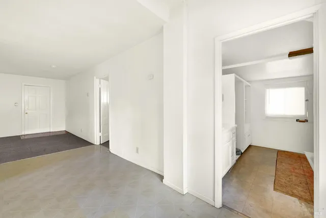 a view of a small space