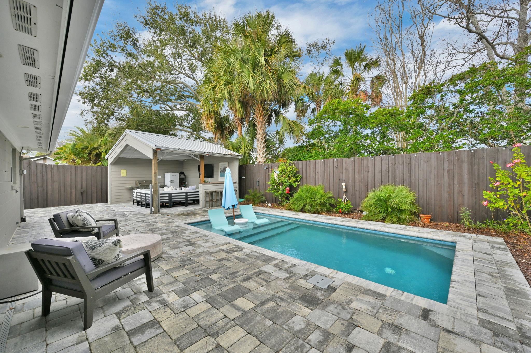 314 Arpieka Avenue St. Augustine, FL 32080 - Photo 2 of 28 a view of a house with backyard and sitting area
