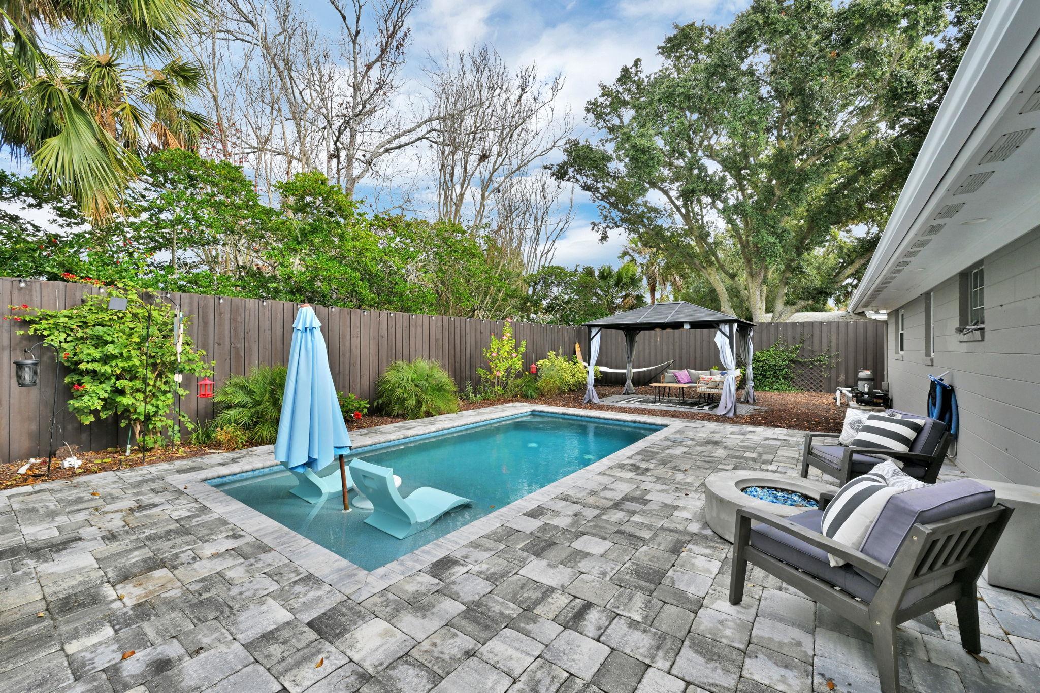 314 Arpieka Avenue St. Augustine, FL 32080 - Photo 23 of 28 a view of a backyard with sitting area