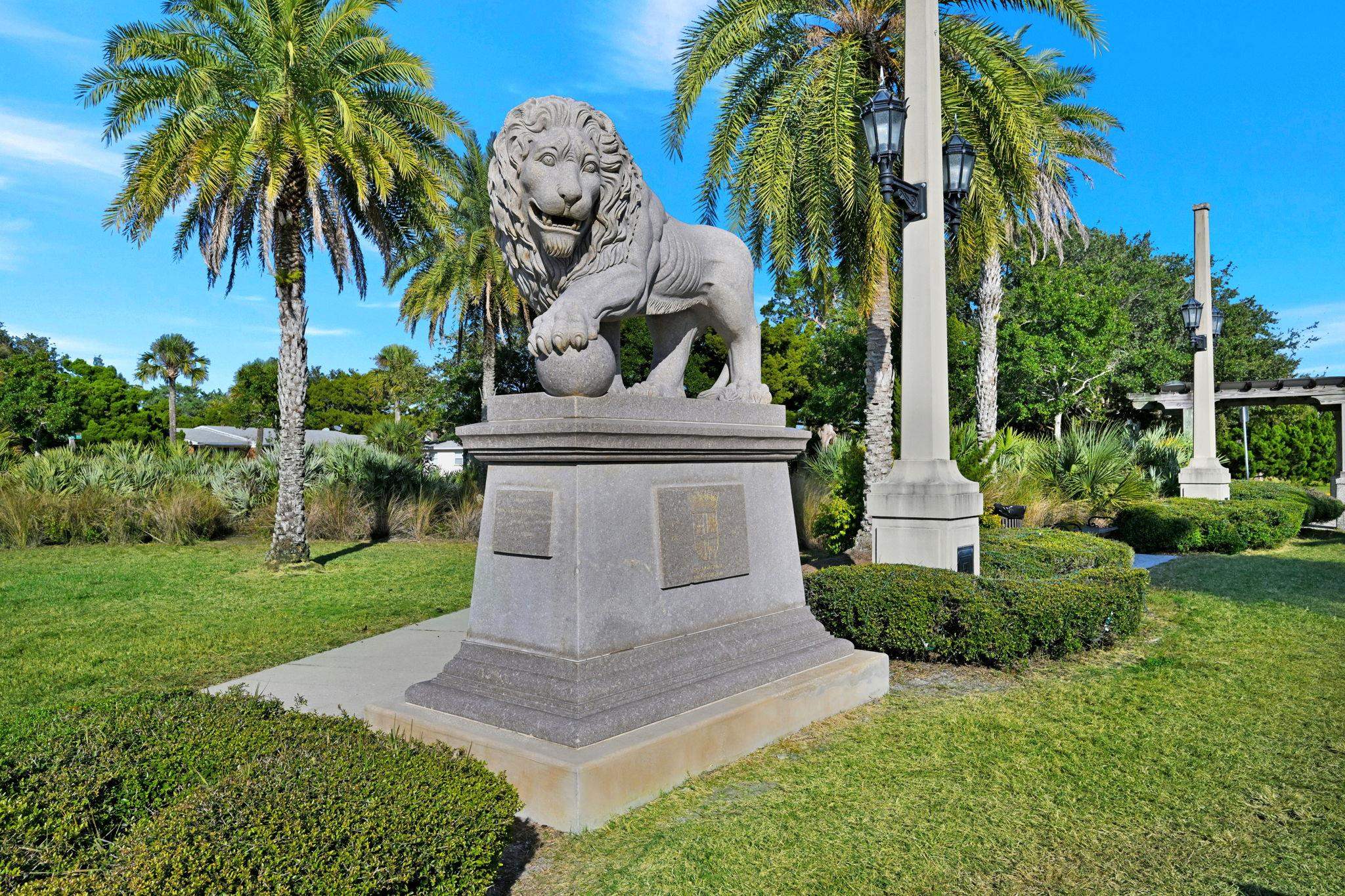 314 Arpieka Avenue St. Augustine, FL 32080 - Photo 24 of 28 a view of a yard in front of a house with a garden