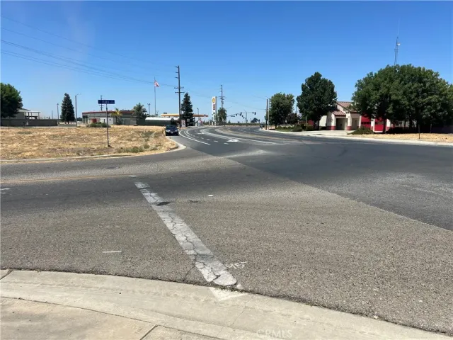 a view of a city street