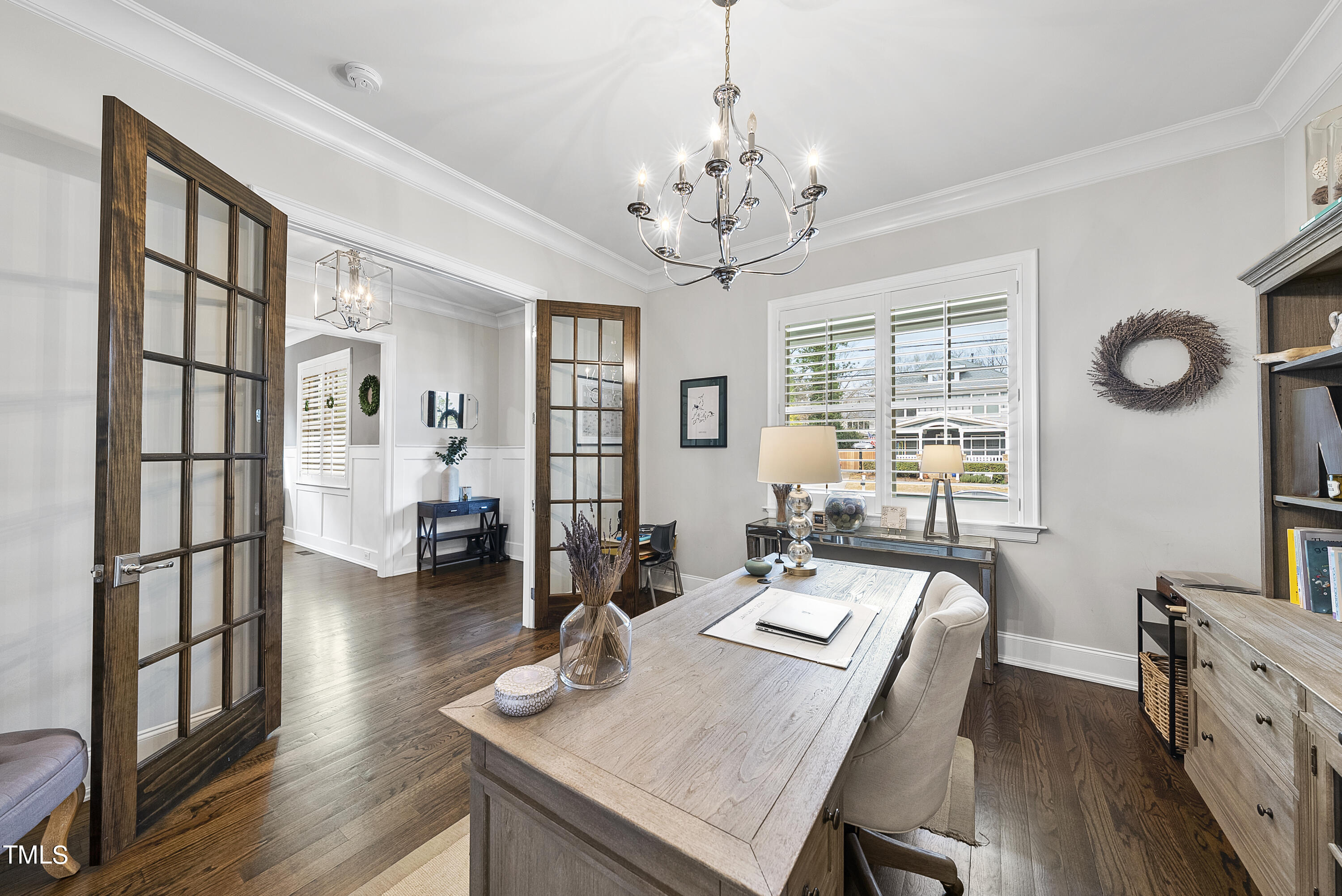 512 Mial Street Raleigh, NC 27608 - Photo 5 of 32 a view of a dining room with furniture window and wooden floor
