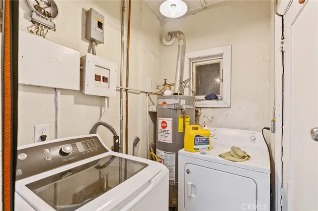 a bathroom with sink and mirror