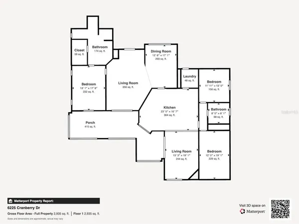 $589,000 | 6225 Cranberry Drive, Port Orange, FL 32127