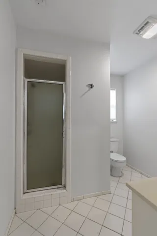 a bathroom with a toilet