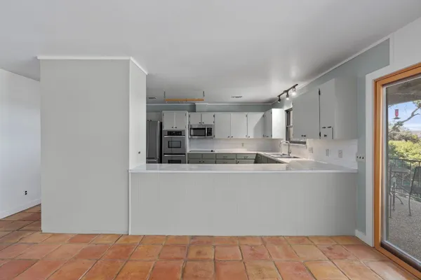 a view of a electric appliances in a room