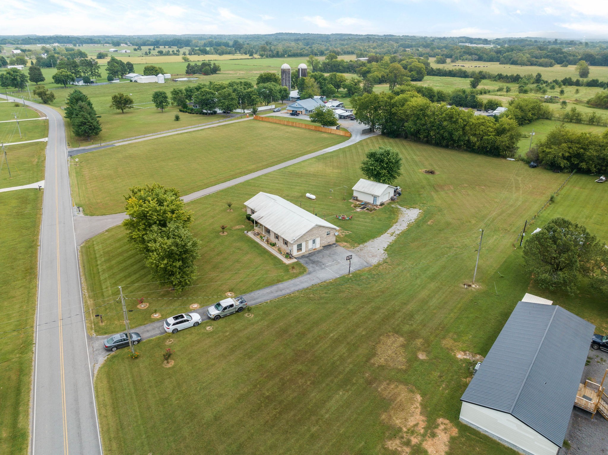 1146 Longview Road Unionville, TN 37180 - Photo 46 of 55 an aerial view of a house with a yard