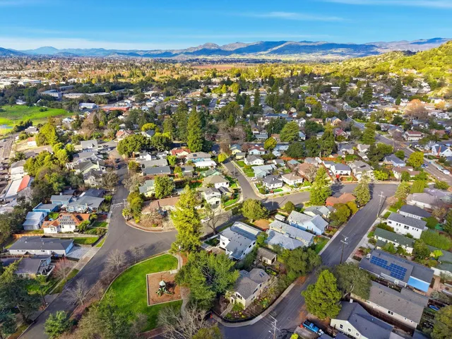 a view of city and ocean