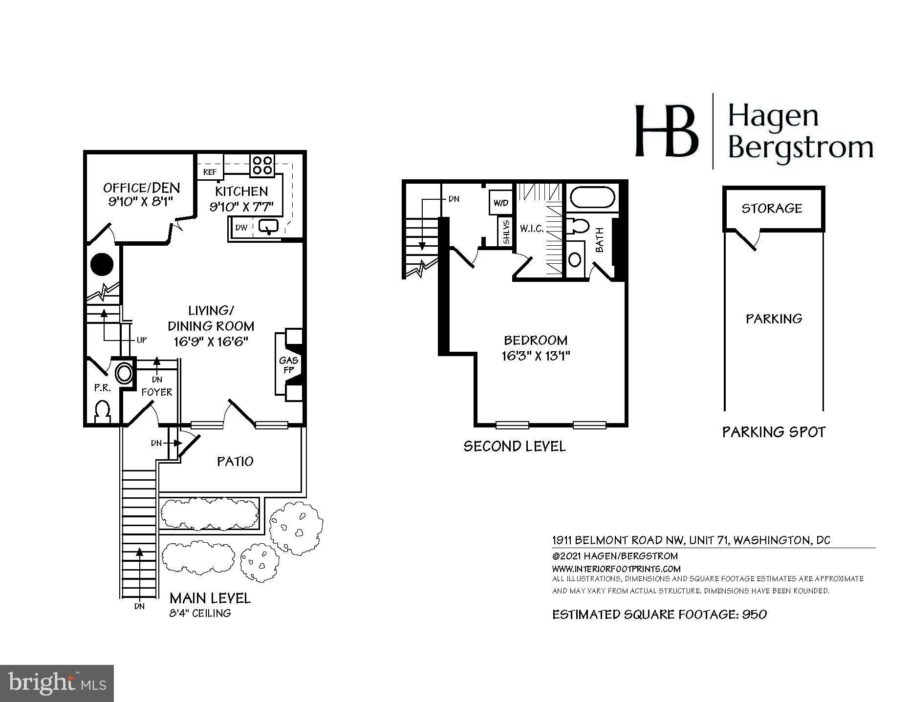 1911 Belmont Road Northwest, Unit 71 Washington, DC 20009 - Photo 22 of 22 Floor Plan