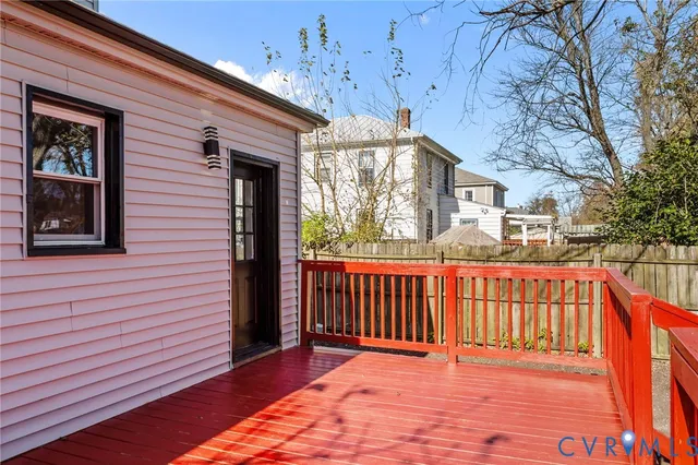 a backyard of a house