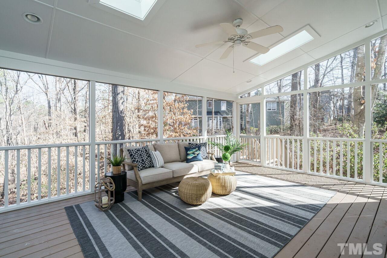 7920 Sutcliffe Drive Raleigh, NC 27613 - Photo 16 of 37 Entire porch re-screened