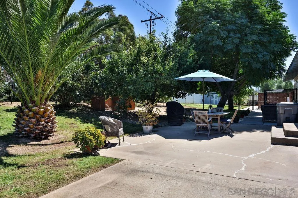 1305 Ashley Road Ramona, CA 92065 - Photo 47 of 72 a view of a backyard with sitting area and furniture
