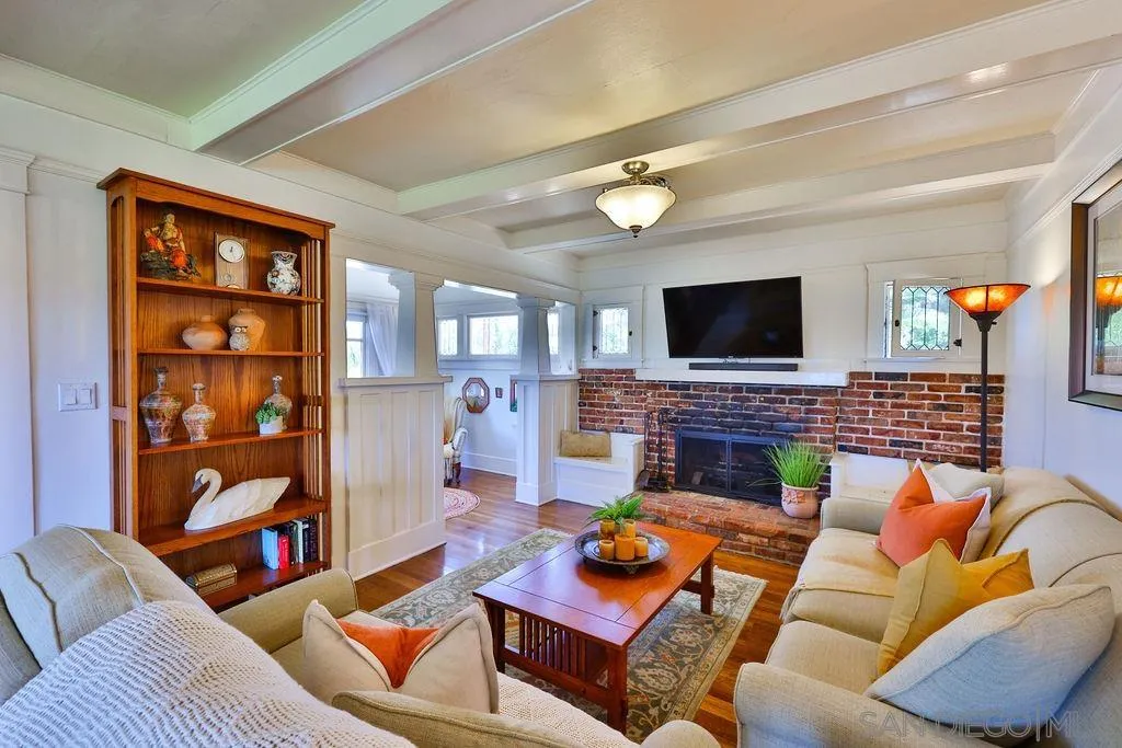 1305 Ashley Road Ramona, CA 92065 - Photo 6 of 72 a living room with furniture and a flat screen tv