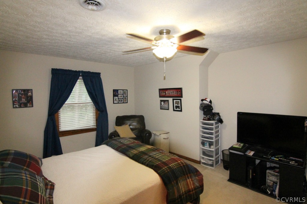 10907 Drayton Road Chester, VA 23831 - Photo 9 of 12 a bedroom with a bed and a flat screen tv