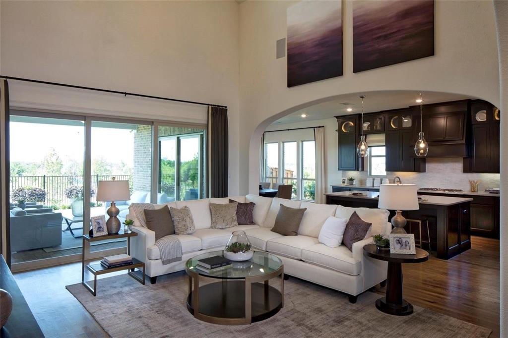 6825 Entwistle Road Frisco, TX 75034 - Photo 3 of 33 a living room with furniture and a large window
