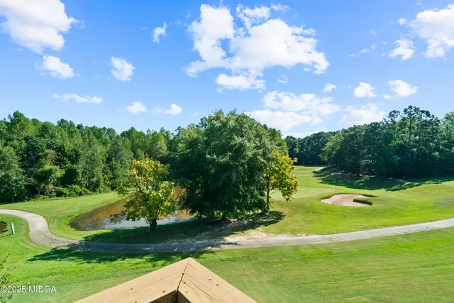 a view of a golf course