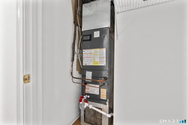 a room with storage and utility