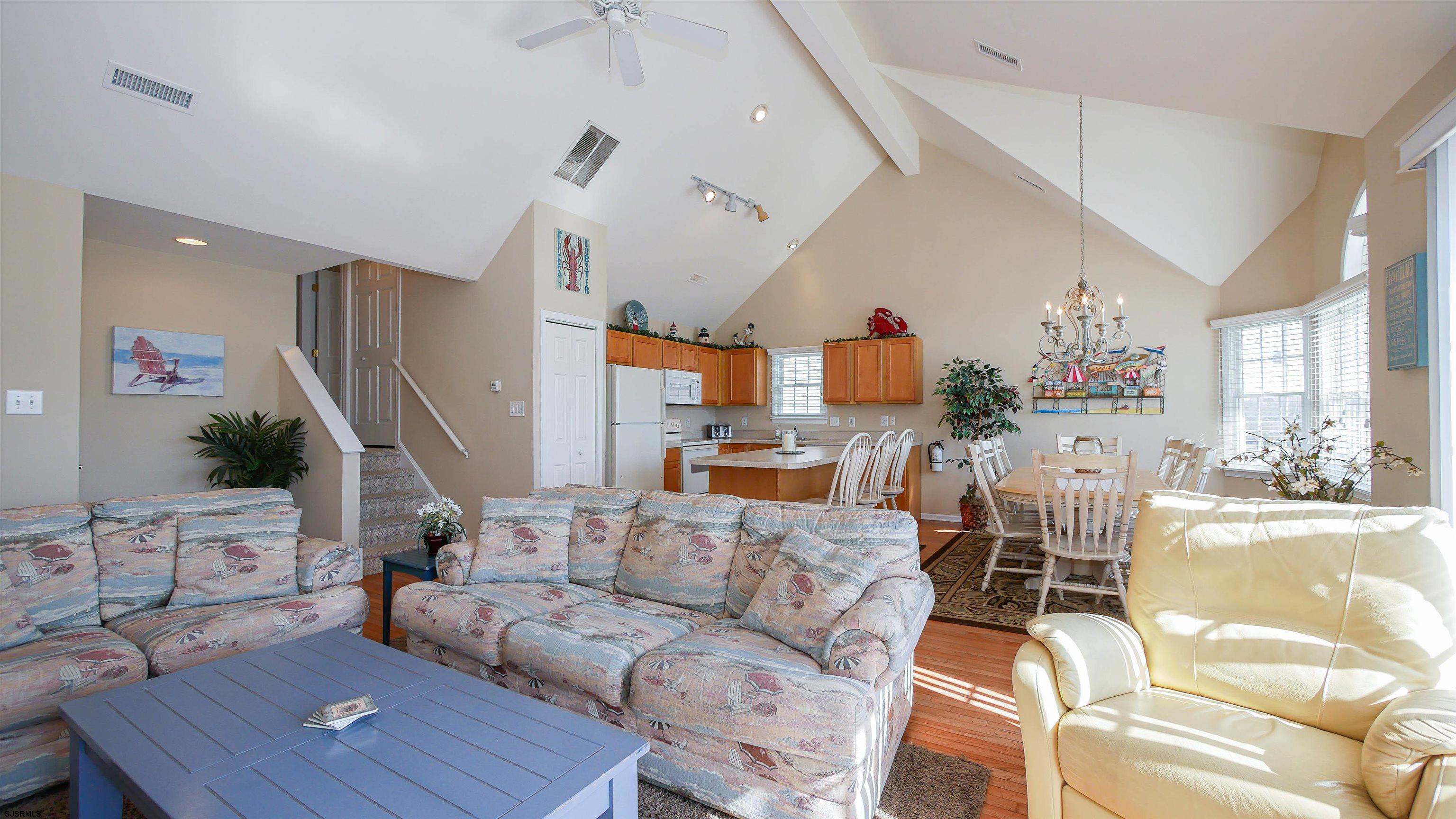 1910 Central Avenue, Unit B Ocean City, NJ 08226 - Photo 5 of 45 a living room with furniture and wooden floor