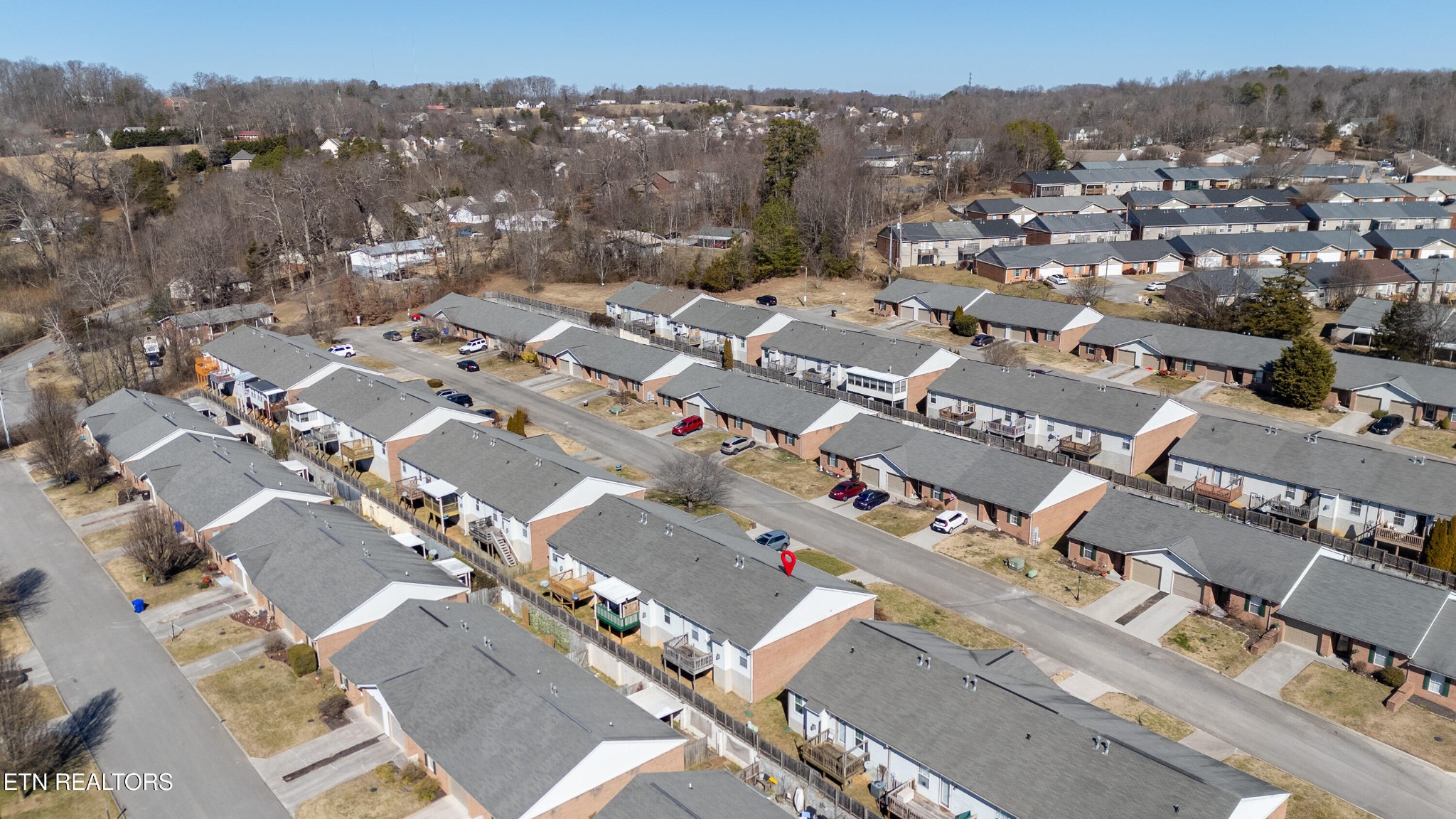 8024 Stablegate Way Powell, TN 37849 - Photo 31 of 35 an aerial view of a city with lots of residential buildings