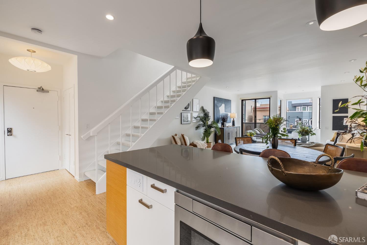 370 Church Street, Unit G San Francisco, CA 94114 - Photo 3 of 65 a view of living room with furniture and a potted plant