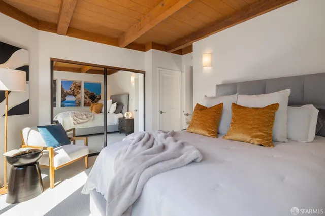 a car parked in garage