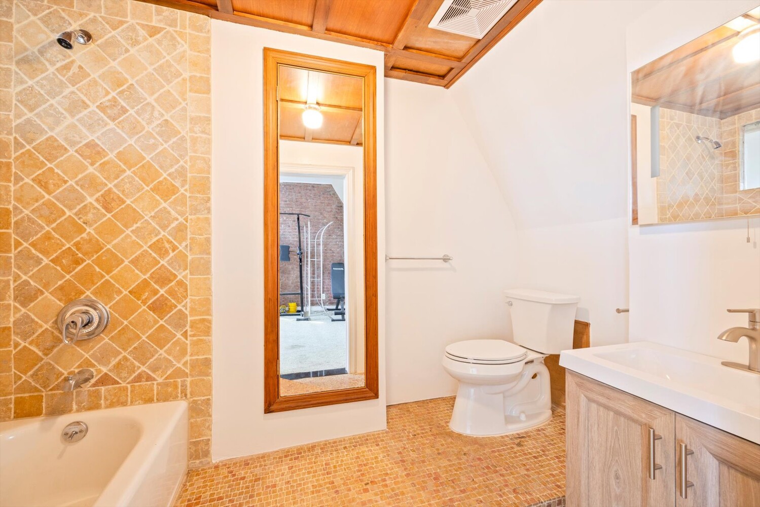 329 Convent Avenue Manhattan, NY 10031 - Photo 22 of 28 a bathroom with a sink toilet and shower