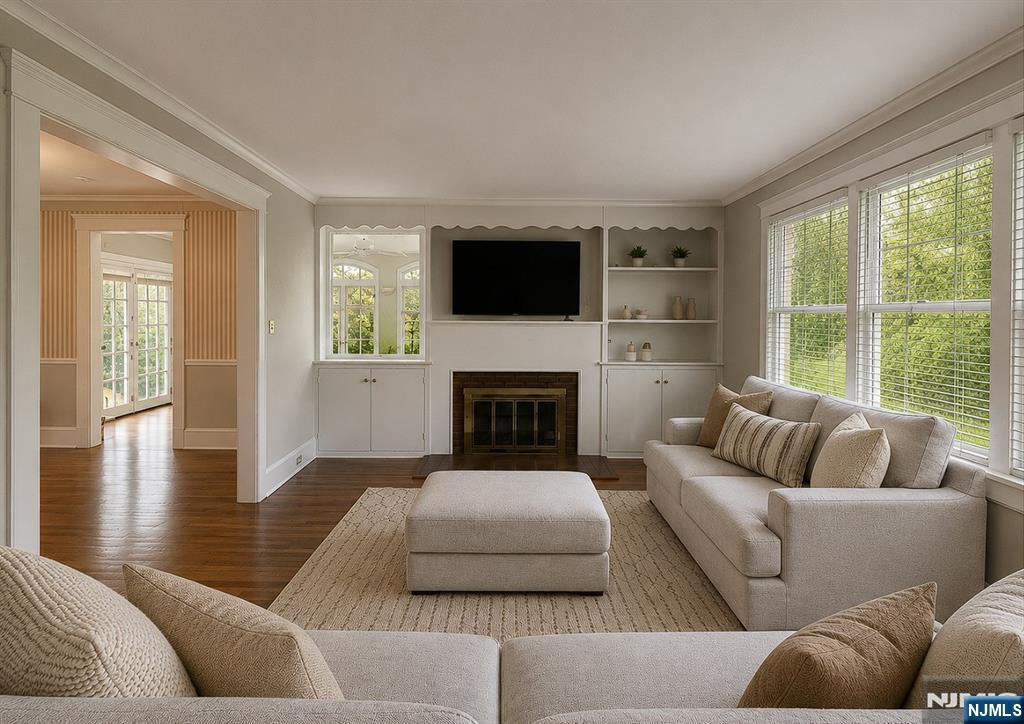 84 Valley View Avenue Ridgewood, NJ 07450 - Photo 4 of 20 a living room with furniture and a flat screen tv