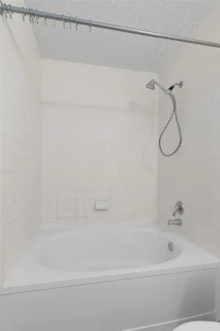 a bathroom with a bath tub and a shower