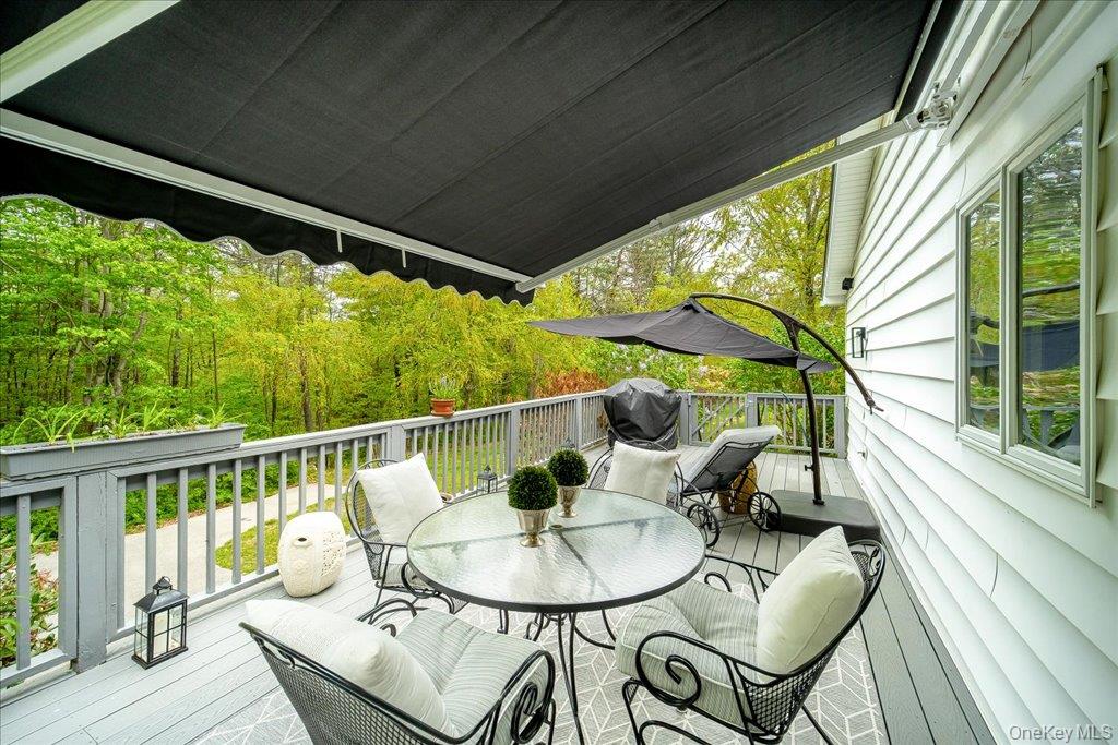 78 Schultz Hill Road Staatsburg, NY 12580 - Photo 22 of 50 Deck with outdoor dining space